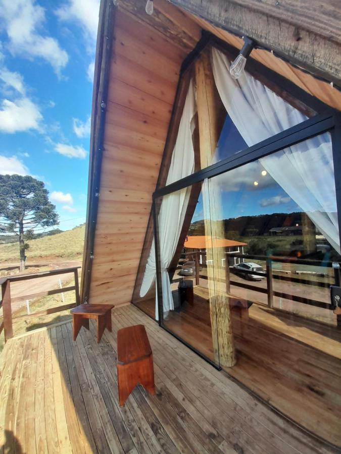 Chale A-Frame Da Fazenda Bom Jardim da Serra Exterior foto